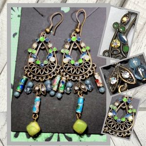 Adorable Dangle Enamel Earrings